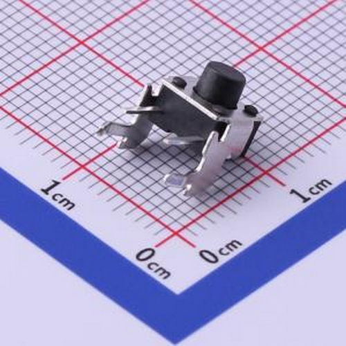 TS-1093A-A5B3-D2 6*6*6mm 卧插 轻触开关 插件,6x6mm 轻触开关
