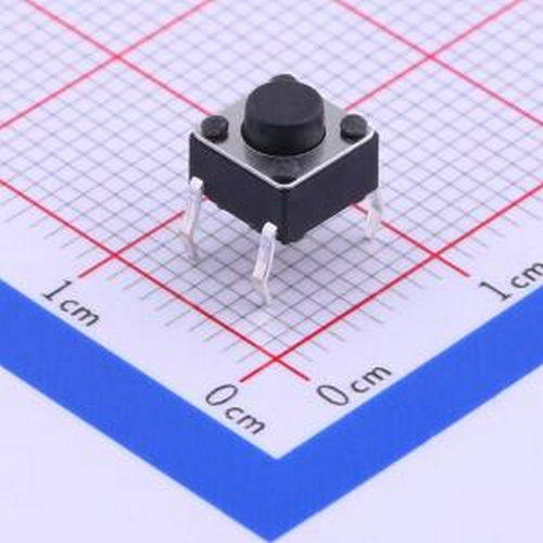1TS005A-2400-5001 6*6*5mm 直插 轻触开关 插件,6x6mm 轻触开关