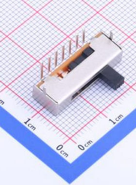 SS15E01L5 柄长5mm 弯插五档 滑动开关 插件 滑动开关