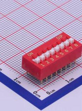 NDS-08V 8位插件拨码 插件 拨码开关
