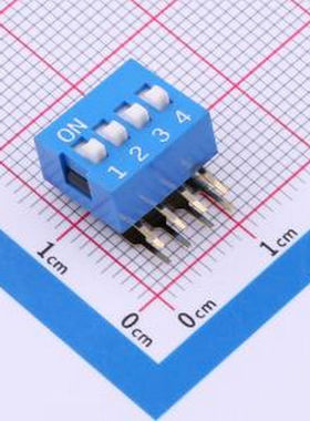 SMWA-04B-TP 间距2.54mm 4位拨码开关 - 拨码开关