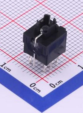 K6-6130D02-N1 8.50mmx7.50mm 红色无锁带灯开关 插件 轻触开关