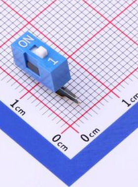 DA-01BLP 平拨,凸起式 1位拨码开关 插件 拨码开关