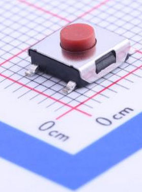 K2-1157SP-C4SB-01 红色按柄开关 6.4mm*6.0mm*3.1 SMD 轻触开关