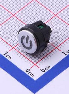 K6-6142D04 绿色带灯开关 插件 轻触开关