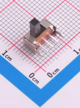SK-12D07-6 单排三脚 两档 侧插拨动开关 柄高6MM 插件 滑动开关