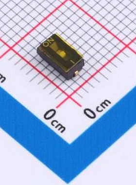 DSHP-01-TJ-GER 1.27mm间距 1位 贴片 DSHP黑色J脚 拨码开关 SMD