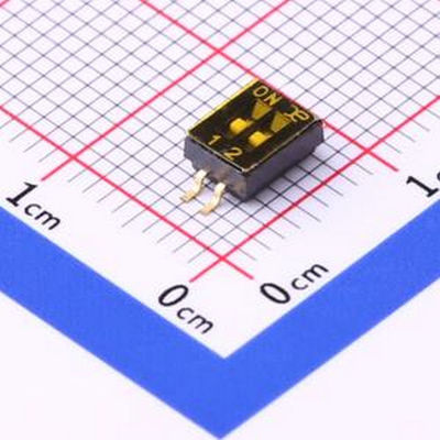 DSHP02TSGET 2位 1.27间距 SMD-4P,4.1x5.4mm 拨码开关