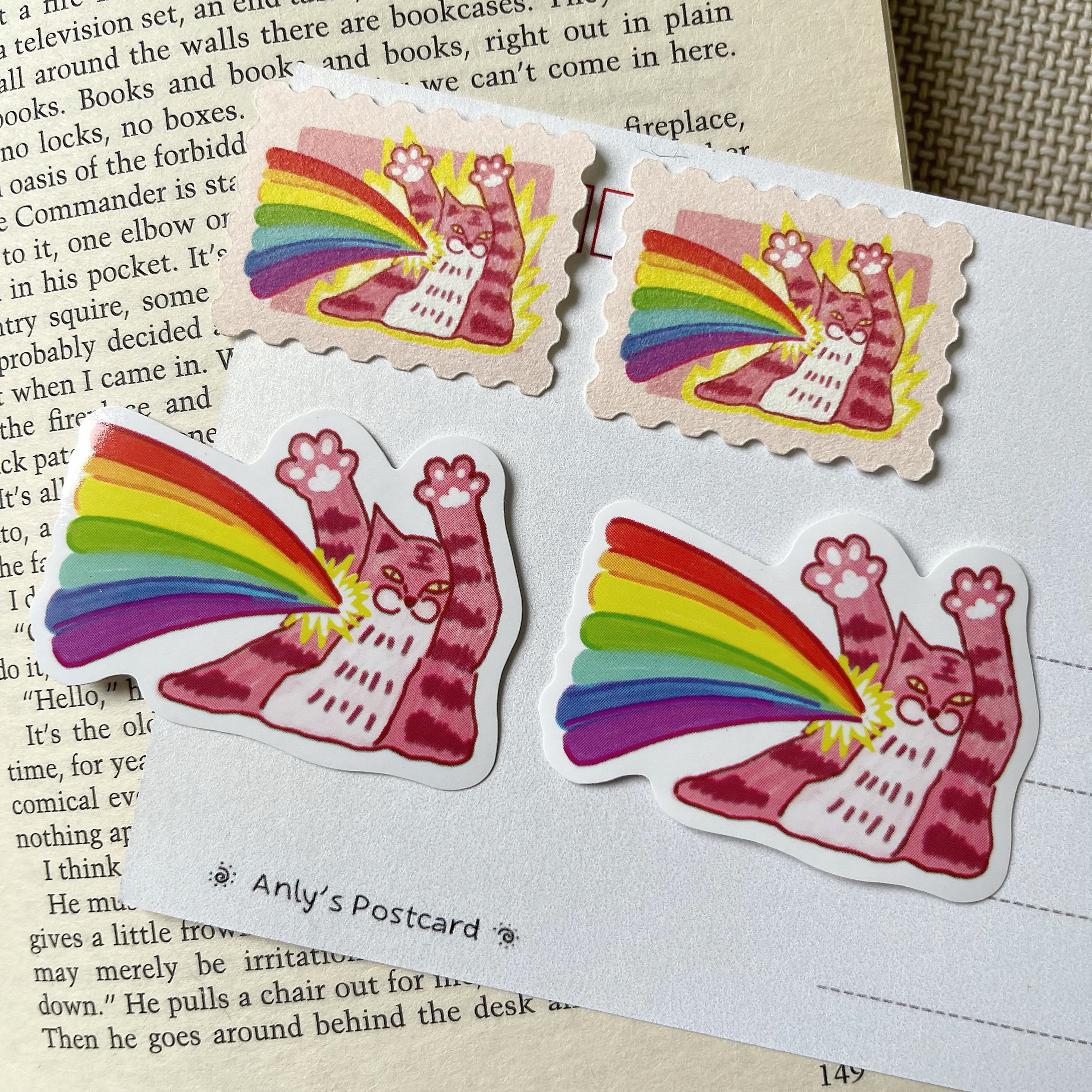 anly原创 | 腋窝彩虹贴纸 手账搞怪装饰手绘,文具电教/文化用品/商务用品,贴纸/立体贴纸,淘宝优惠券,粉丝福利购,淘宝优惠卷