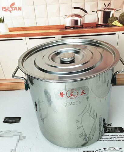 SC 304料不锈钢桶直径25-60cm304钢印卤锅水桶大汤锅汤桶带盖定做