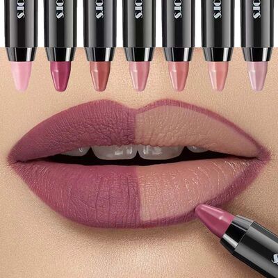 1PC 8 Colors Velvet Matte Lipsticks Pencil Waterproof Long L