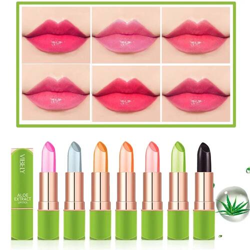 Spring Aloe Vera Moisturizing Lipstick Long Lasting Nouritio
