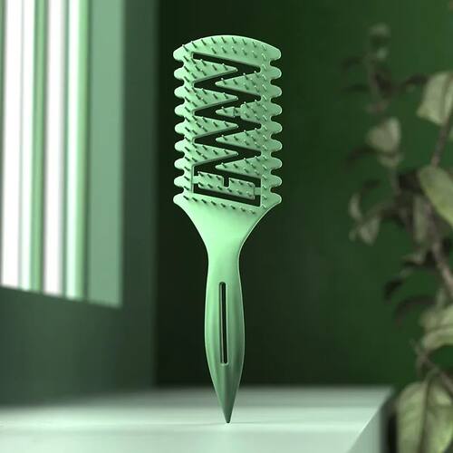 Curl Define Styling Brush Hollow Out Detangling Hair Brush W