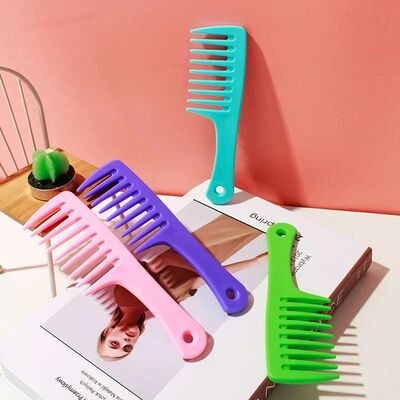 Large Wide-tooth Curly Hair Comb Curly Women Smooth Hair Com