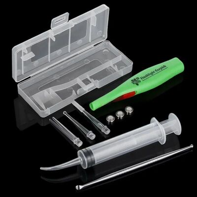 Tonsil Stone Remover Tool LED Light Earpick Stainless Steel