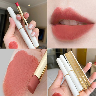 Small Thin Tube Lipstick Matte Velvet Lipstick Moisturizing
