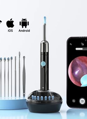 WiFi Endoscope 4.2mm 1080P Ear Picker Camera with Ear Spoon