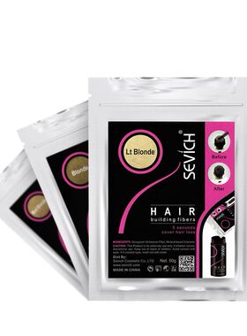 100g Hair Fibers 10 Color Keratin Hair Building Fiber Powder