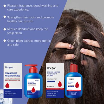 Selenium Disulfide Anti Dandruff Shampoo Deep Cleansing Scal