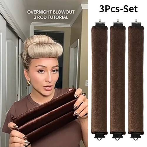 Heatless Curling Rod Headband Lazy Hair Curlers No Heat Hair
