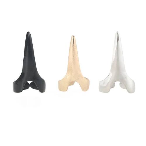 10pcs Hair Selecting Tools Metal Parting Ring Hair Sectionin