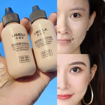 3Colors High Coverage Concealer Face Liquid Foundation Makeu
