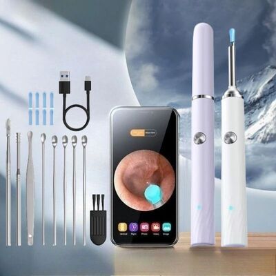 Visual Ear Cleaner with Camera HD Ear Stick Otoscope USB Cha