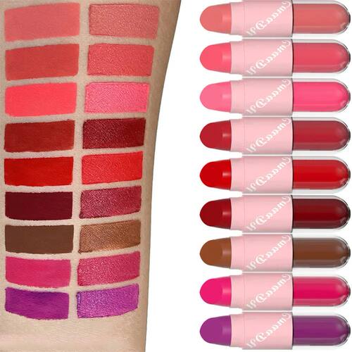 2In1 Double Head Matte Lipstick Liquid Purple Lip Glaze Lip