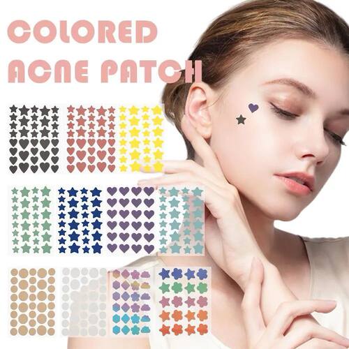 28/36pcs Acne Patch Pimple Patch Five-colored star Acne Abso