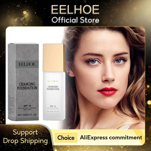 Colour Changing Foundation Spf 15 Anti UV Protection Waterpr