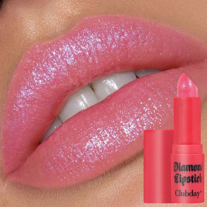 8 Colors Waterproof Diamond Glitter Lipstick Long Lasting Mo