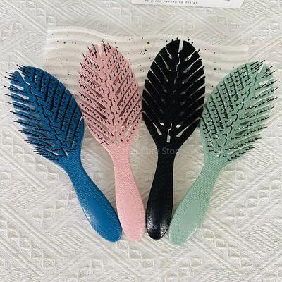 Hair Comb Scalp Massage Brush Wet Curly Detangle Hairbrush W