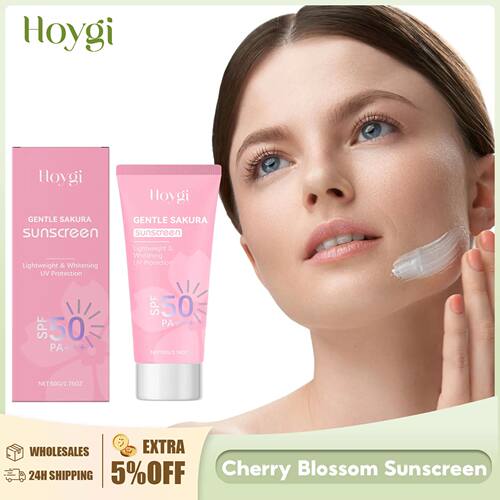Cherry Blossom Sunscreen Cream Spf 50+ Long-Lasting Anti UV