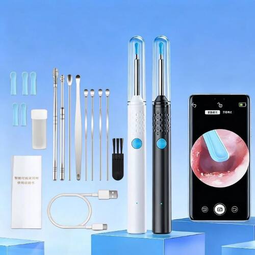 Ear Wax Removal Tool Camera 9999W HD Camera and 6 LED Lights