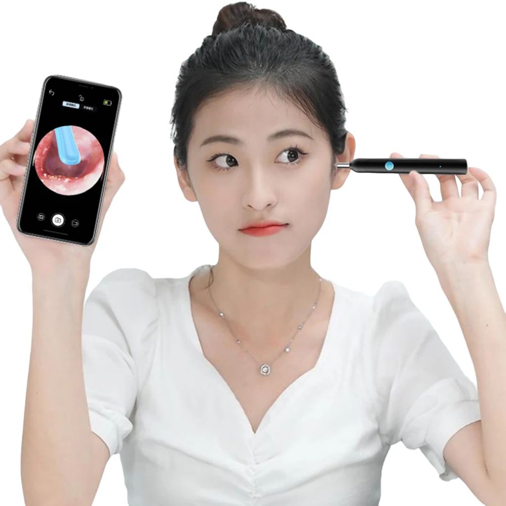 Smart Visual Wax Removal Tool with Camera Otoscope Ear Clean