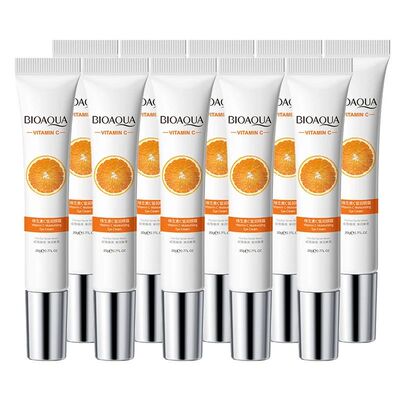 10pcs Vitamin C Eye Cream Anti Dark Circles Moisturizing Eye