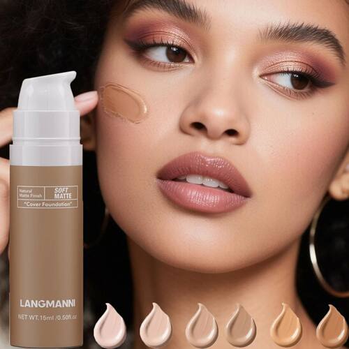 6 Colors Liquid Foundation Effective Concealer Waterproof Sw