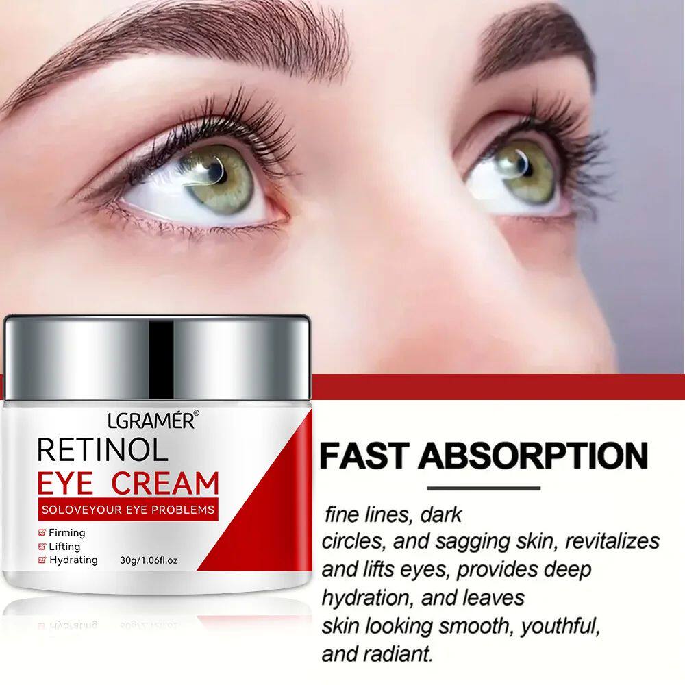 Retinol Eye Cream Lightening Dark Circles Firming Skin Insta - 实物图