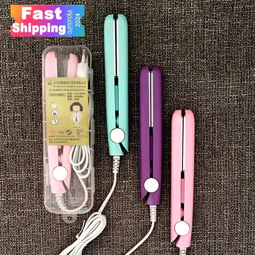New Curling Iron Mini Hair Straightener Iron Ceramic Straigh