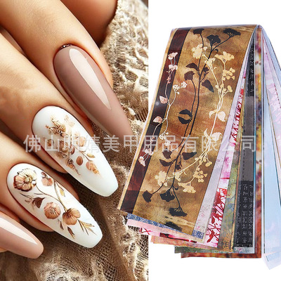 Vintage Chinese Style Nail Art Transfer Paper Snoopy Waterco