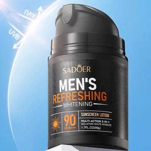 Sunscreen Cream SPF 90 Sunscreen Brightening Sunblock Men Lo