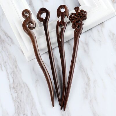 1pc Retro Style Women Hair Chopstick Invisible Hair Stick Ha