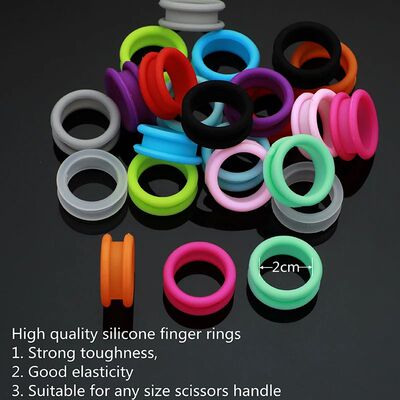 Silicone Rings for Hair Scissor Pet Scissors 72/144/288pcs M