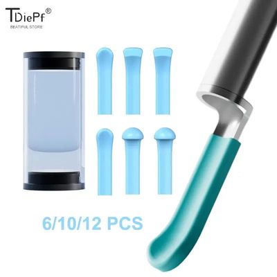 6/10/12Pcs Visual Ear Cleaner Spoon Sleeve Earpick Silicone