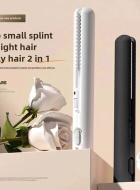 Portable Mini Hair Straightener Lightweight 180 Degrees Cels