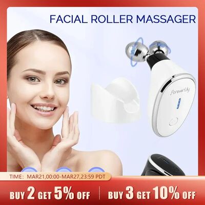 Microcurrent Facial Device EMS Vibrating Face Massage Roller