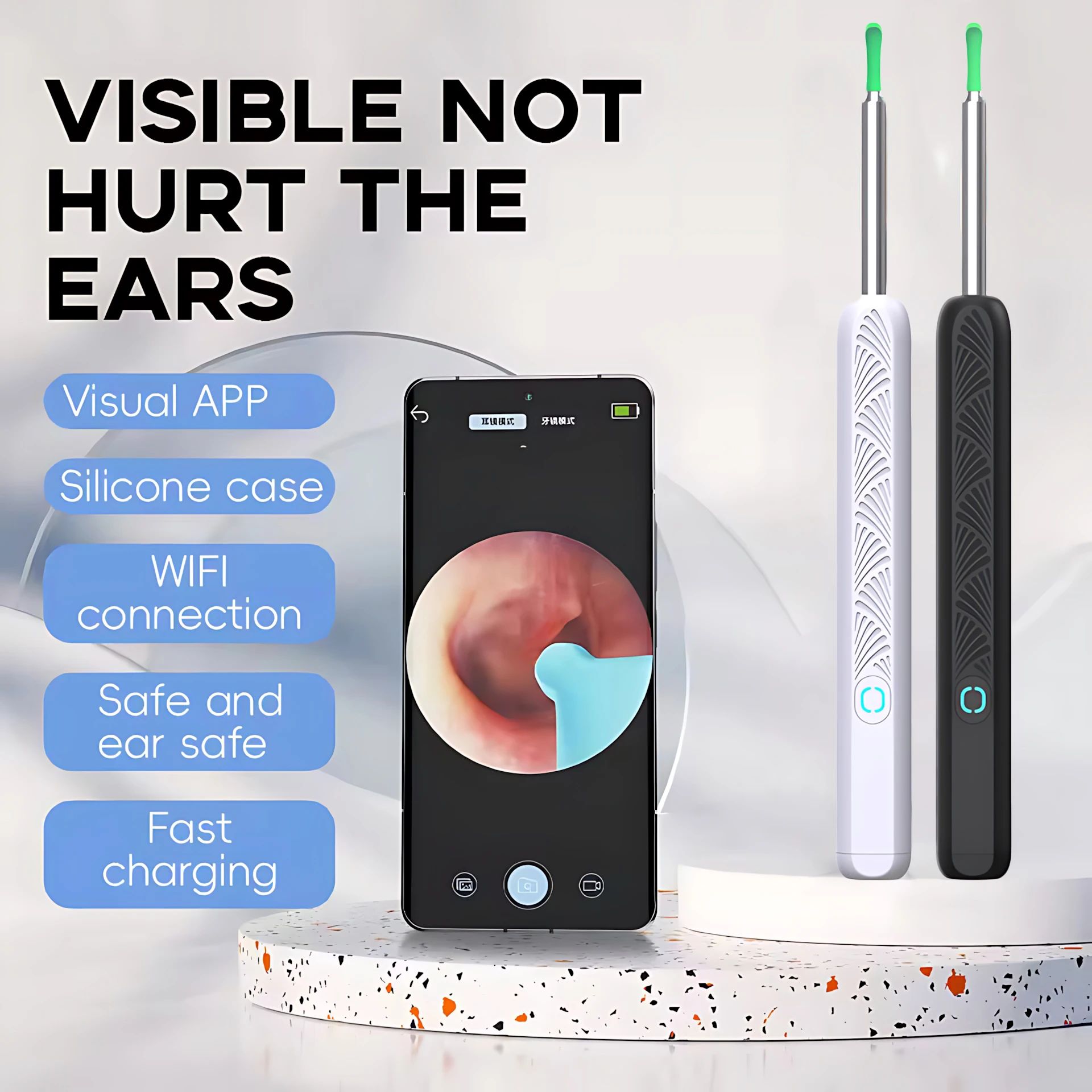 USB Charging Intelligent Visual Ear Digger Children and Adul