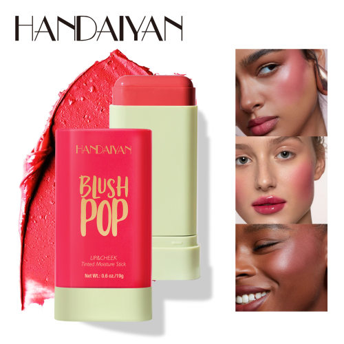Rotating Cream Blush Stick Matte Silky Waterproof Blusher
