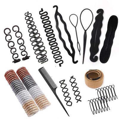 Hair Braiding Tool Weave Braider Roller Hairpins Clips Hair