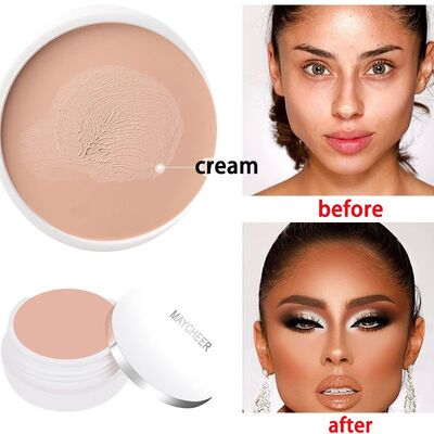 Concealer Foundation Cream Full Cover Dark Circles Acne Spot